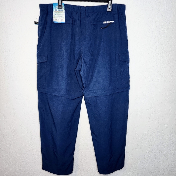 Reel Legends Performance Outfitters Sz XXL Mackerel Convertible Zip Off Pants - Picture 9 of 15